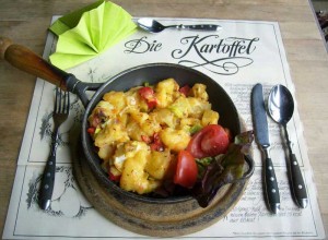 Kartoffel-Kaese-Pfanne