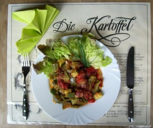 Paprika-Zucchini-Gemüse