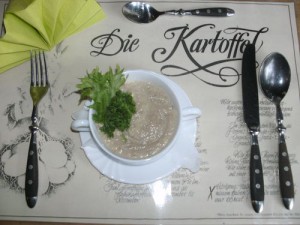 Champignon-Kartoffel-Suppe