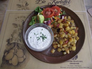 Kartoffel-Auberginen-Pfanne