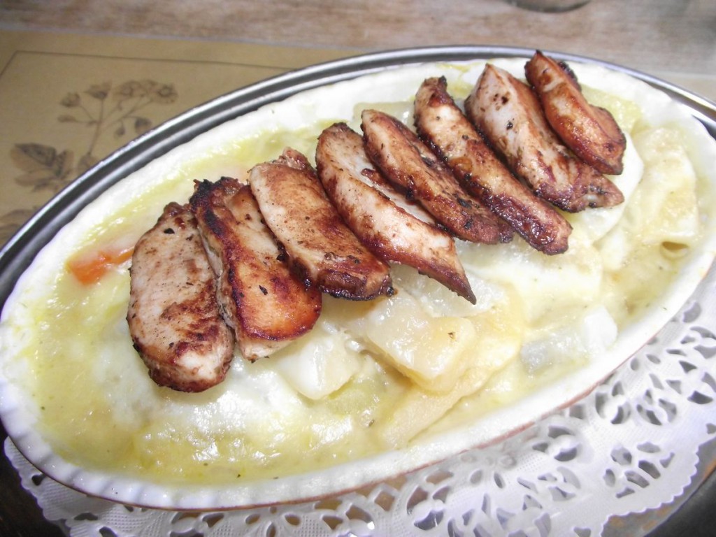 Kartoffelauflauf mit Hähnchenbrust