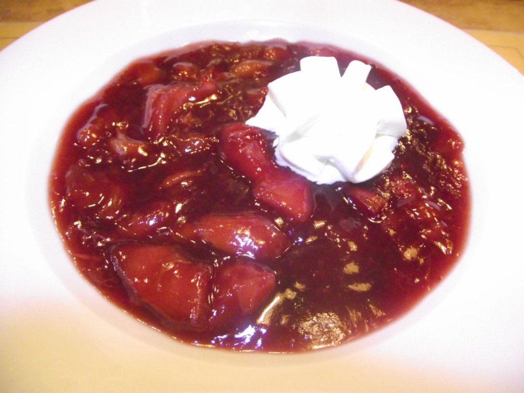 Winterliche Obstsuppe