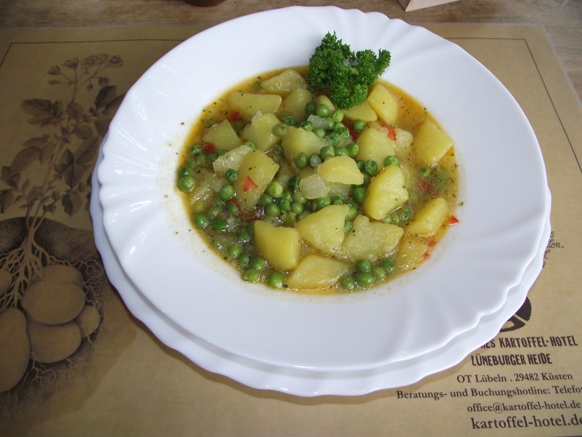 Indische Kartoffel-Erbsen-Suppe | Heidefarmen Blog
