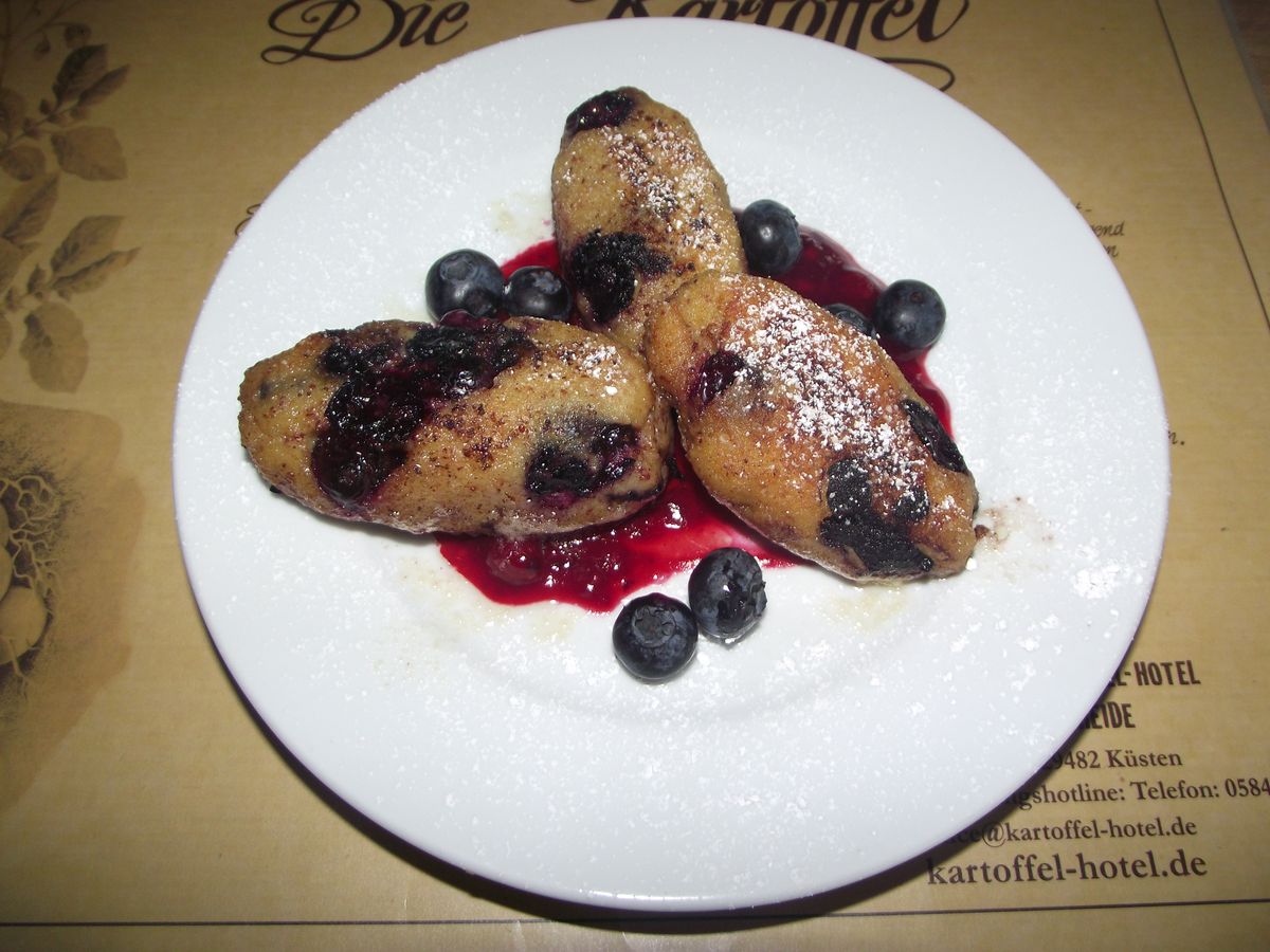 Süsse Gnocchi mit Blaubeeren