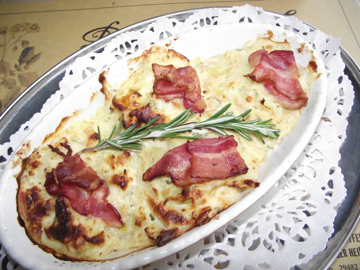 Wirsing-Quark-Bällchen mit Speck
