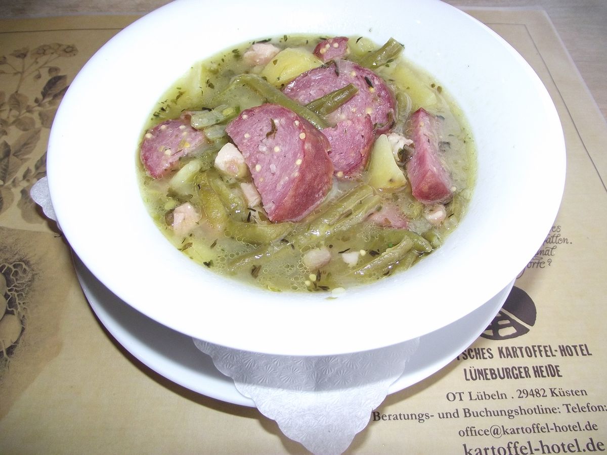 Schnibbelbohnen-Eintopf