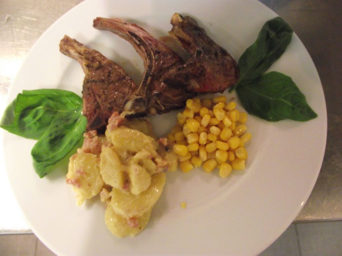 marinierte Lammkotletts