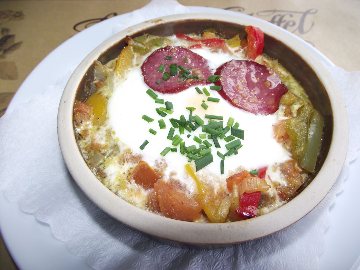 Chili-Tomaten-Eier