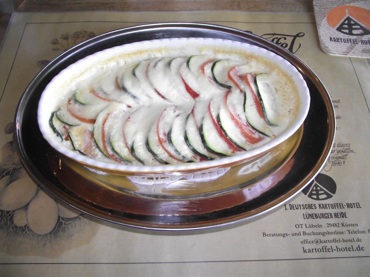 Zucchini-Tomatenauflauf