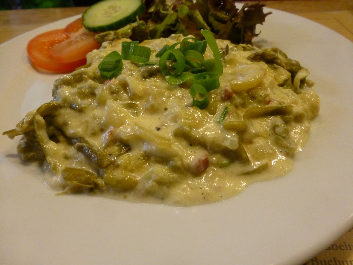 Kartoffel-Bohnenauflauf