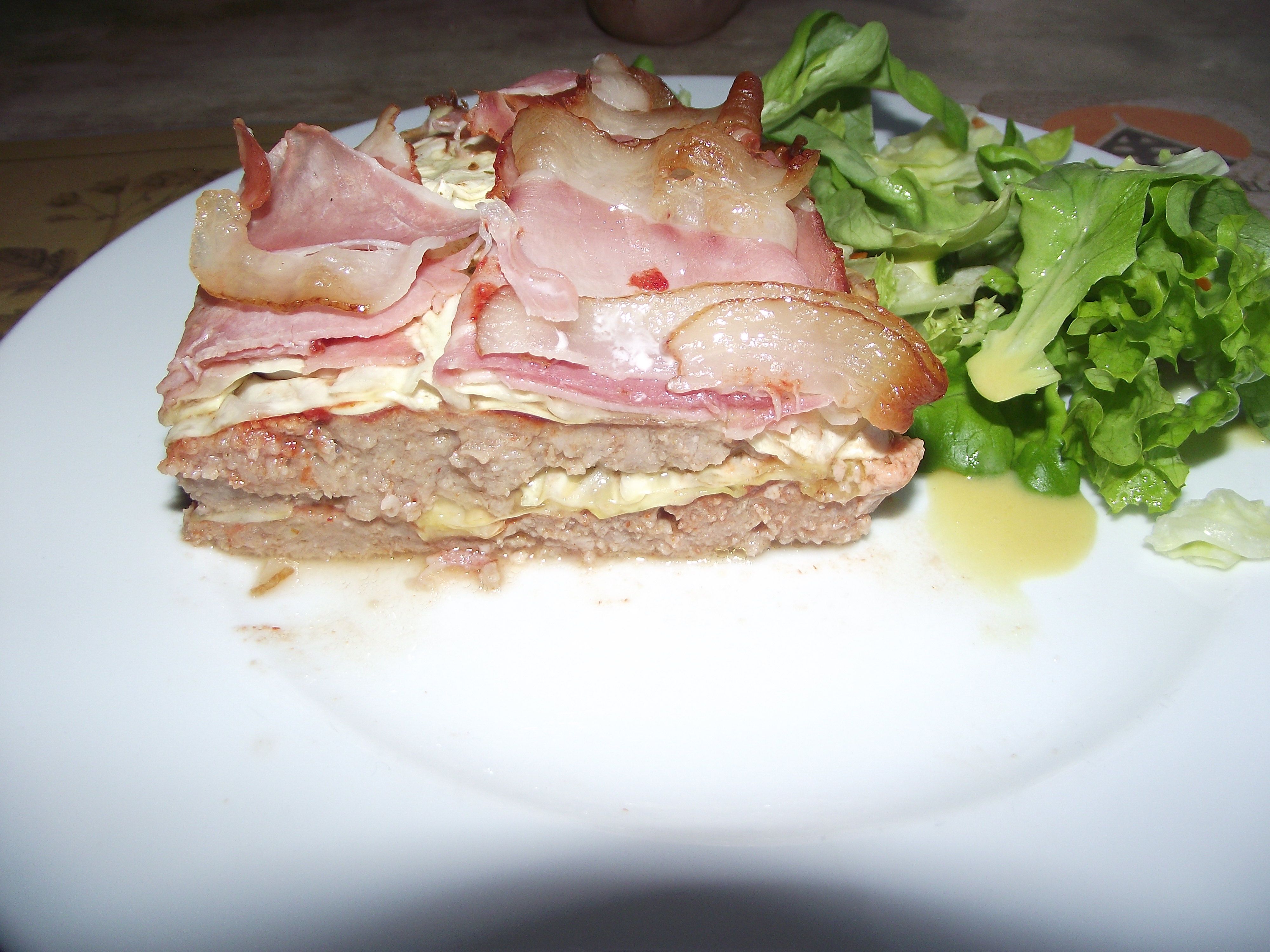 Weißkohl-Mett-Auflauf
