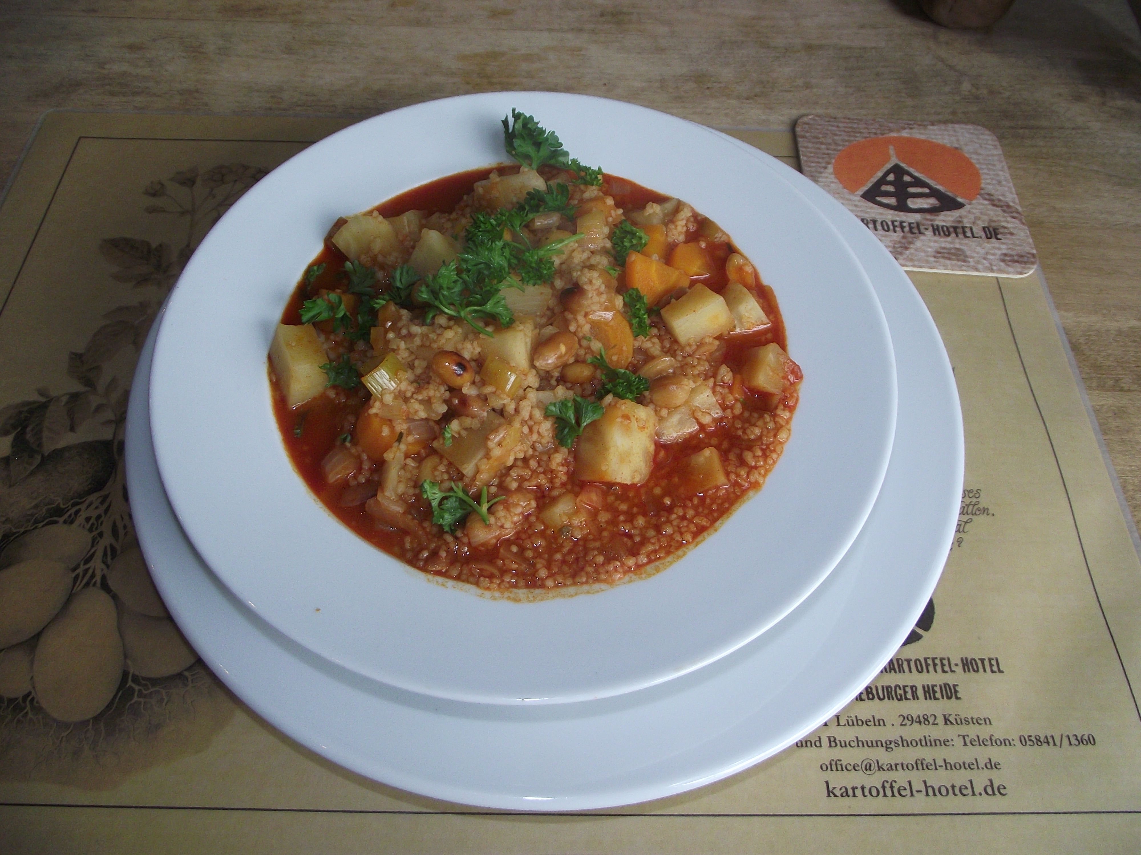 Couscous-Eintopf mit Erdnüssen | Heidefarmen Blog