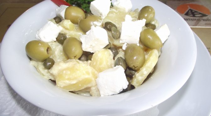 Kartoffelsalat auf griechische Art