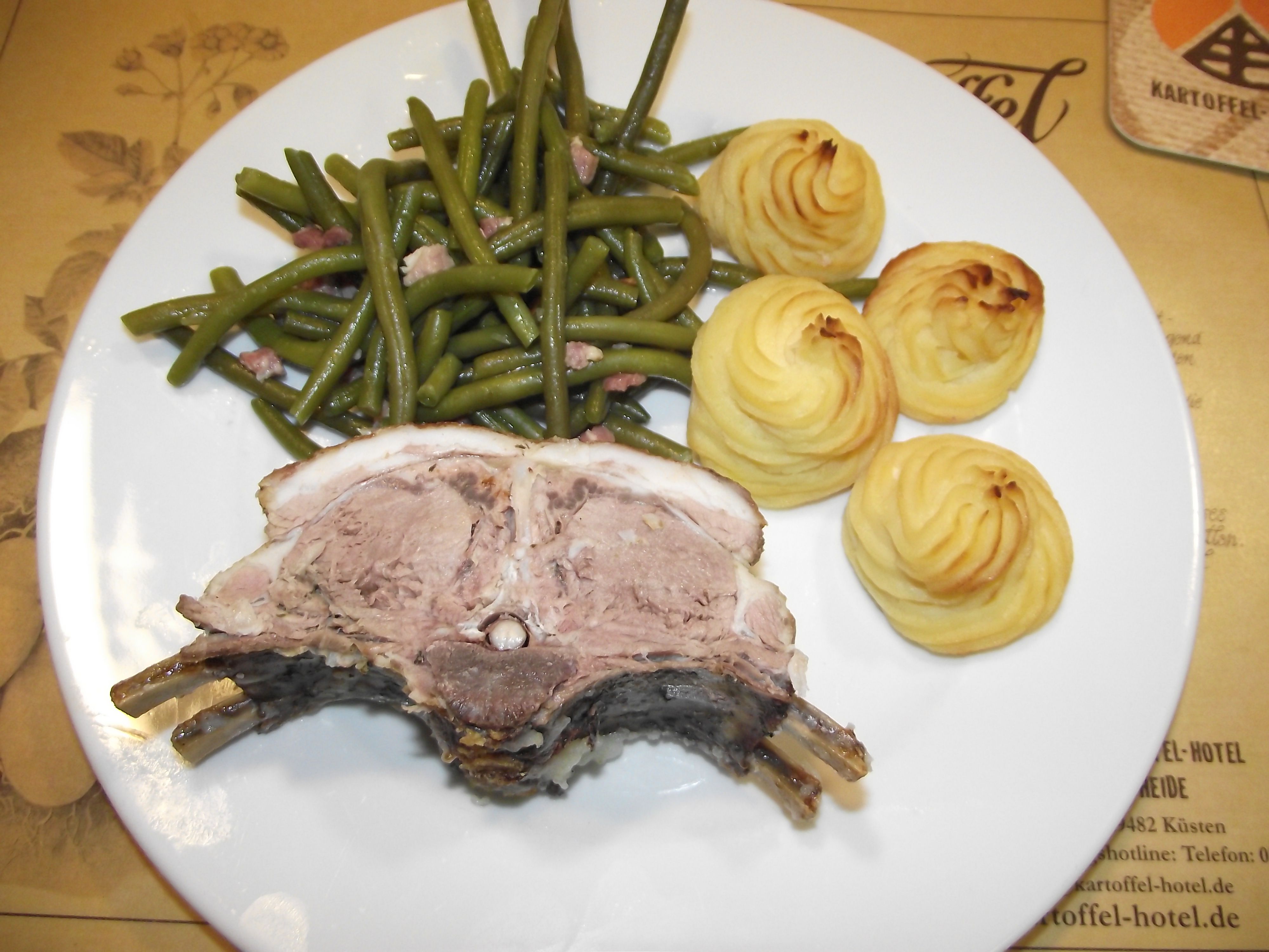 Gebratener Lammrücken