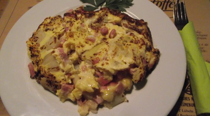 Spargel-Schinken-Omelett